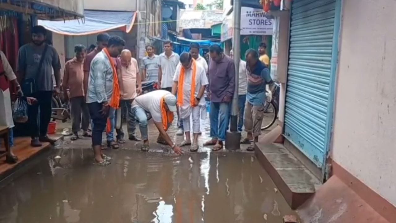আজ থলে হাতে বাজারে গিয়ে মাছ কিনে তার জবাব দিলেন বিজেপি প্রার্থী ভাস্কর ভট্টাচার্য।