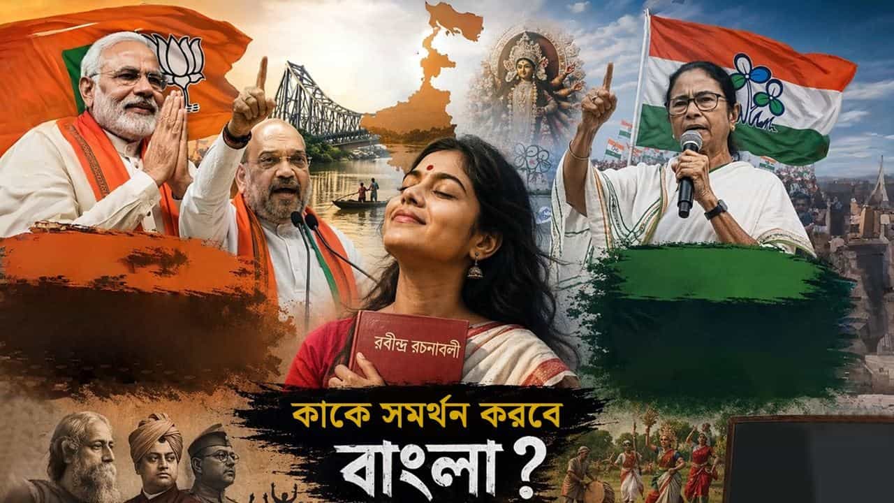 Bengali Emotion in West Bengal Politics: কে কত বড় বাঙালি? নববর্ষে কতটা ধার বাড়ল বাঙালিয়ানার? Bengali Emotion in West Bengal Politics: কে কত বড় বাঙালি? নববর্ষে কতটা ধার বাড়ল বাঙালিয়ানার?