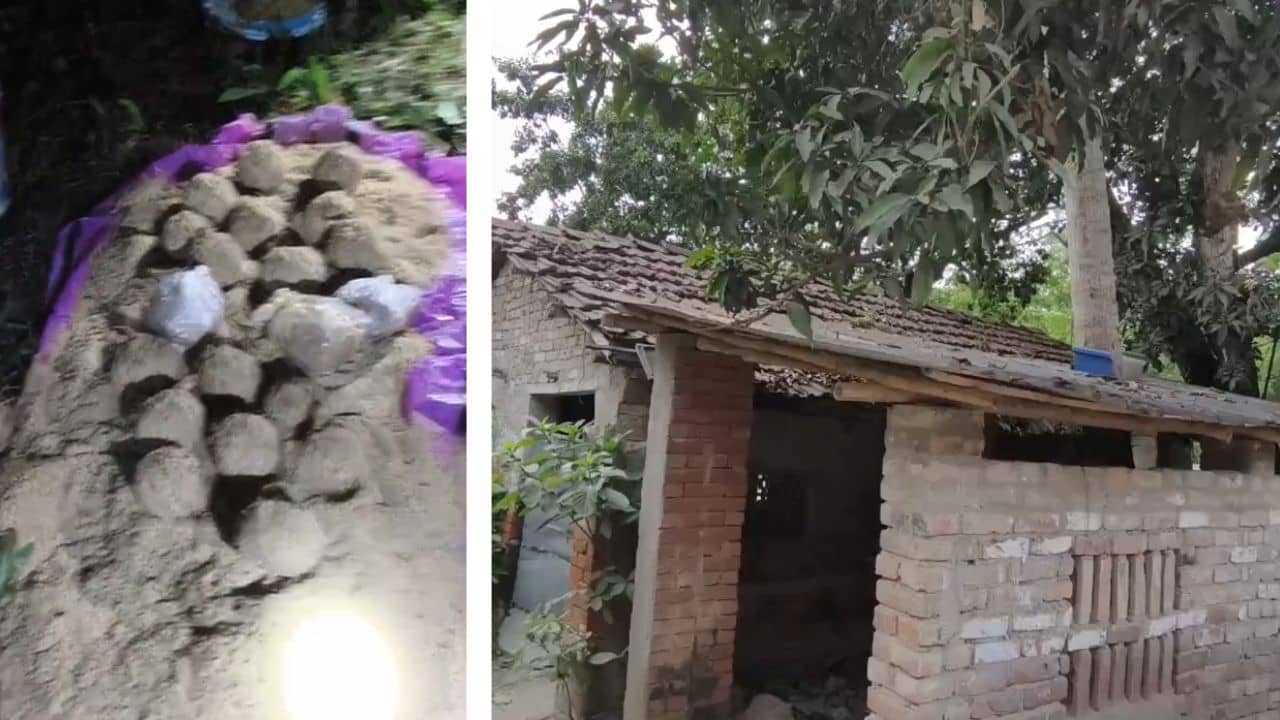 Bhangar bombs recovered: ভাঙড়ে তৃণমূল কর্মীর পরিত্যক্ত বাড়িতে ২ ড্রাম বোমা, কারা রাখল?