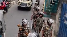 ভোটারদের আস্থা বাড়াতে শুভেন্দুর জেলায় রুটমার্চ কেন্দ্রীয় বাহিনীর