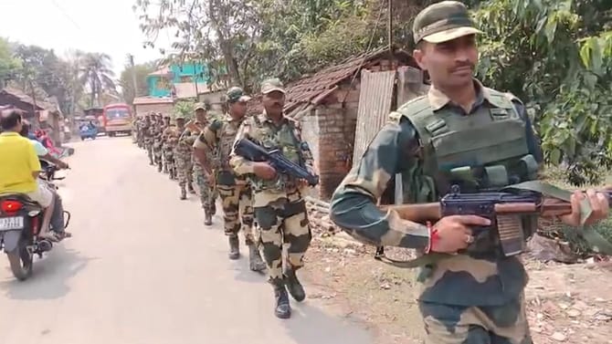 প্রথম দফায় কত কম্পানি কেন্দ্রীয় বাহিনী থাকছে? কোন জেলায় কত জেনে নিন