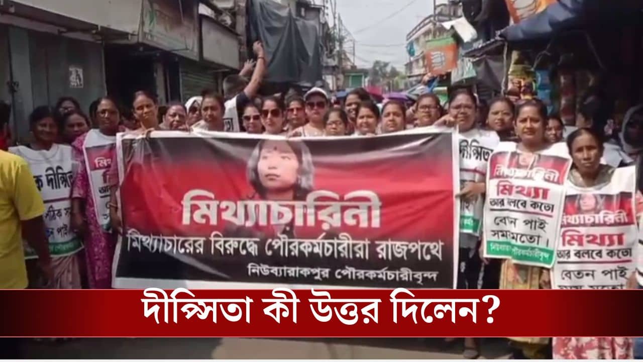 Dipsita Dhars Campaign: মিথ্যাচারিণী, দীপ্সিতার ছবিতে লিখে রাস্তায় প্রতিবাদ, কী হল হঠাৎ?