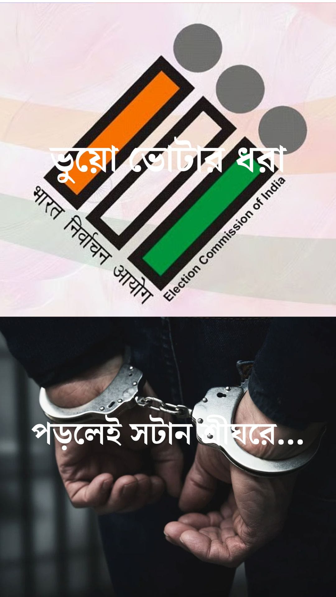 ভুয়ো ভোটার ধরা পড়লেই সটান শ্রীঘরে...