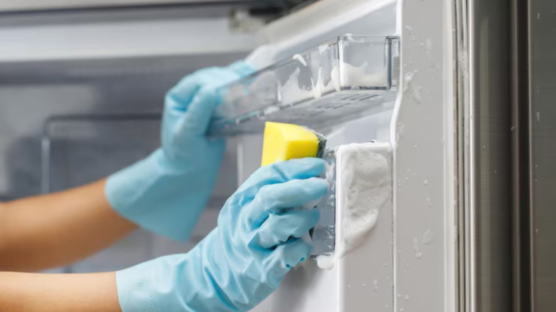 ফ্রিজের ভেতরে জেদি দাগ দূর করতে বেকিং সোডা ও জলের পেস্ট তৈরি করে দাগের ওপর লাগিয়ে রাখুন। কিছুক্ষণ পর মুছে নিলেই কেল্লাফতে! এটি দুর্গন্ধ শোষণ করতেও ওস্তাদ।