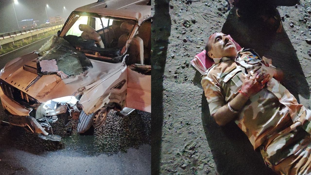 Central forces accident: কেন্দ্রীয় বাহিনীর গাড়িতে লরির ধাক্কা! আহত জওয়ান-সহ চার Central forces accident: কেন্দ্রীয় বাহিনীর গাড়িতে লরির ধাক্কা! আহত জওয়ান-সহ চার
