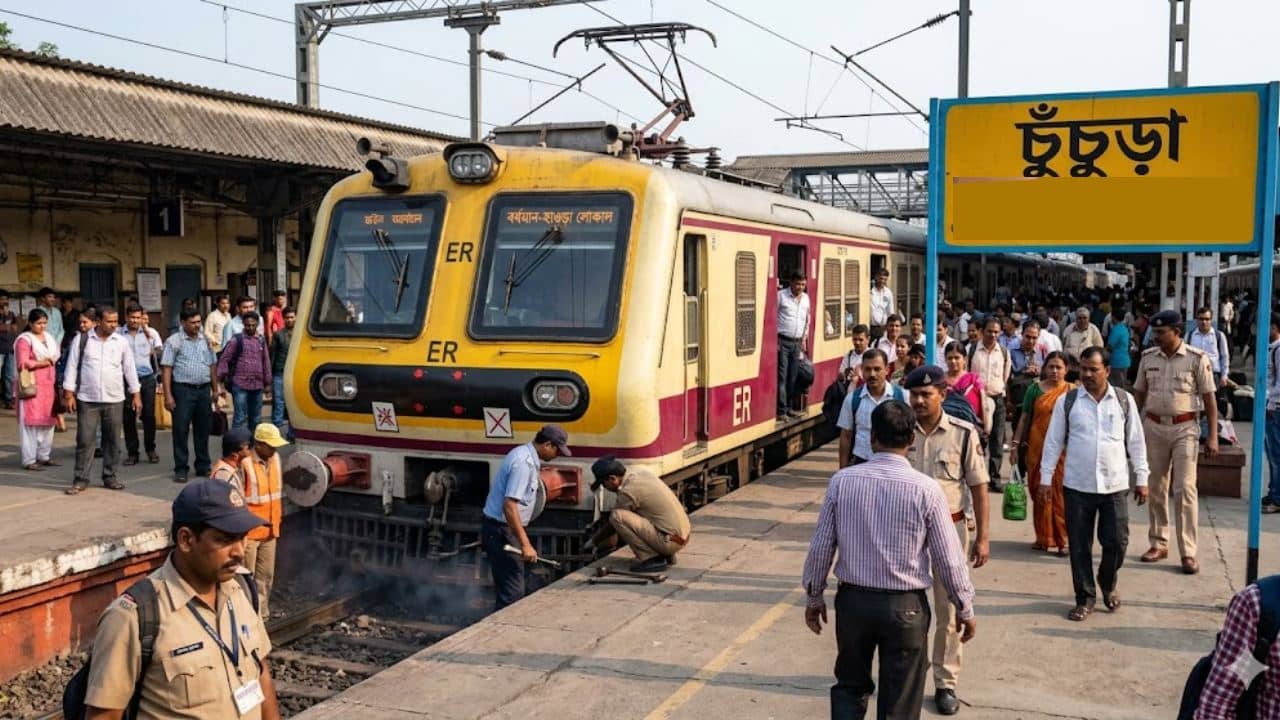 Howrah Local Train Problem: ব্রেক বাইন্ডিংয়ের জেরে চুঁচুড়া স্টেশনে দাঁড়িয়ে গেল ডাউন বর্ধমান-হাওড়া লোকাল!