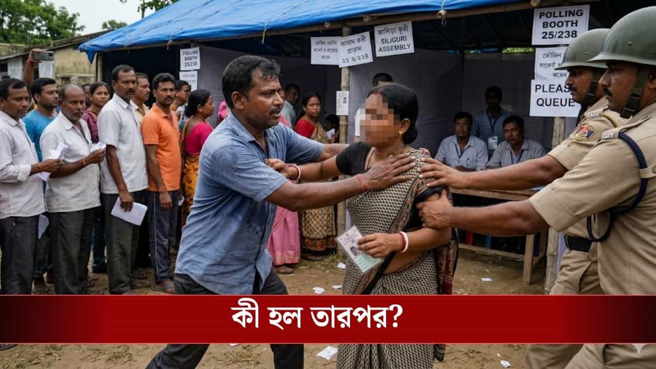 Election Drama: তক্কে তক্কে বসে ছিলেন, ২ বছর আগে পালিয়ে যাওয়া বউ ভোট দিতে আসতেই খপাৎ করে ধরলেন! তারপর যা হল...আধিকারিকরাও স্তম্ভিত Election Drama: তক্কে তক্কে বসে ছিলেন, ২ বছর আগে পালিয়ে যাওয়া বউ ভোট দিতে আসতেই খপাৎ করে ধরলেন! তারপর যা হল...আধিকারিকরাও স্তম্ভিত