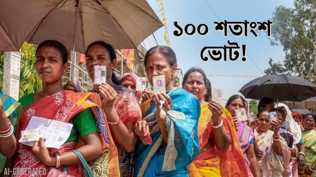 100 Percent Voting: ভোট দিয়েছেন সব ভোটার! ১০০ শতাংশ ভোট পড়েছে বাংলার এই ১৫টি বুথে