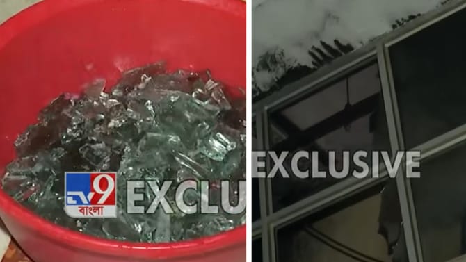 ভয়াবহ পরিস্থিতি, দেখুন কীভাবে হাসপাতালের কাচ ভেঙে বের করা হল রোগীদের