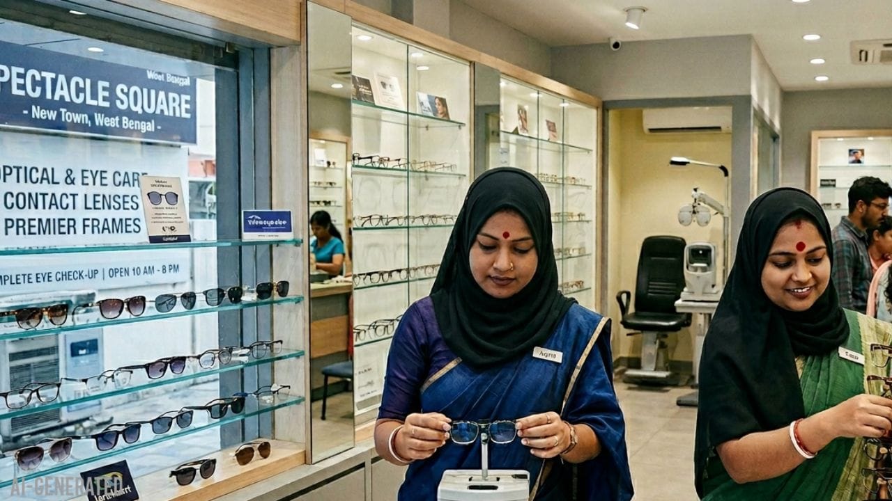 হিজাব পরার অনুমতি দেওয়া হলেও নির্দিষ্ট করে দেওয়া আছে যে হিজাব পরতে গেলে, তা কালো রঙের হতে হবে, বুকে থাকা লোগো যেন ঢাকা পড়ে না যায়। আর স্টোরে কোনও হিজাব পরা যাবে না। (AI Generated Image)