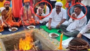 যজ্ঞে বসতে গিয়ে অবাক তৃণমূল প্রার্থী, দেখুন টাকিতে ঠিক কী হল