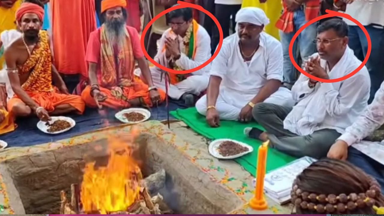 যজ্ঞে বসতে গিয়ে অবাক তৃণমূল প্রার্থী, দেখুন টাকিতে ঠিক কী হল