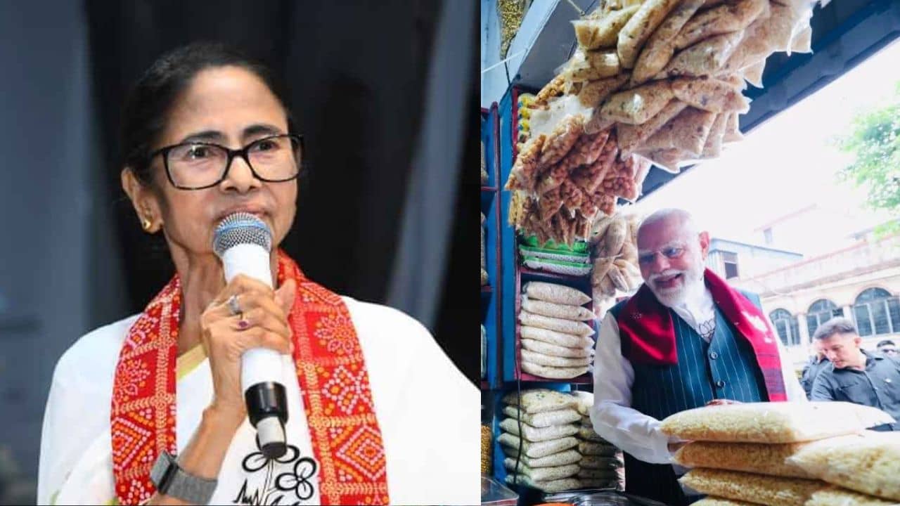 Mamata Banerjee On Jhalmuri Controversy: SPG-কে দিয়ে তৈরি করিয়েছিল, মোদীর ঝালমুড়ি খাওয়াকে নাটক বলে তোপ মমতার