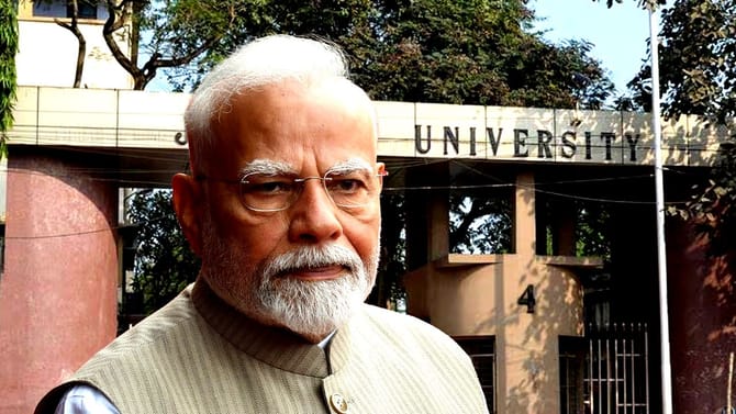 ‘দেশ বিরোধী কথা লেখা হচ্ছে’, ভোট প্রচারে মোদীর নিশানায় যাদবপুর