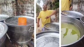 ভোটারদের শরবত খাওয়াচ্ছিলেন, হাতেনাতে ধরল বিজেপি কর্মীরা