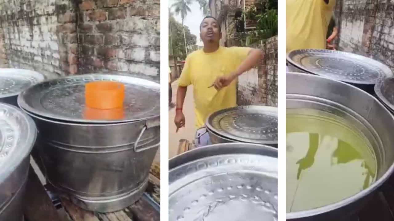 Nabadwip Assembly: ভোটারদের শরবত খাওয়াচ্ছিলেন, হাতেনাতে ধরল বিজেপি কর্মীরা Nabadwip Assembly: ভোটারদের শরবত খাওয়াচ্ছিলেন, হাতেনাতে ধরল বিজেপি কর্মীরা