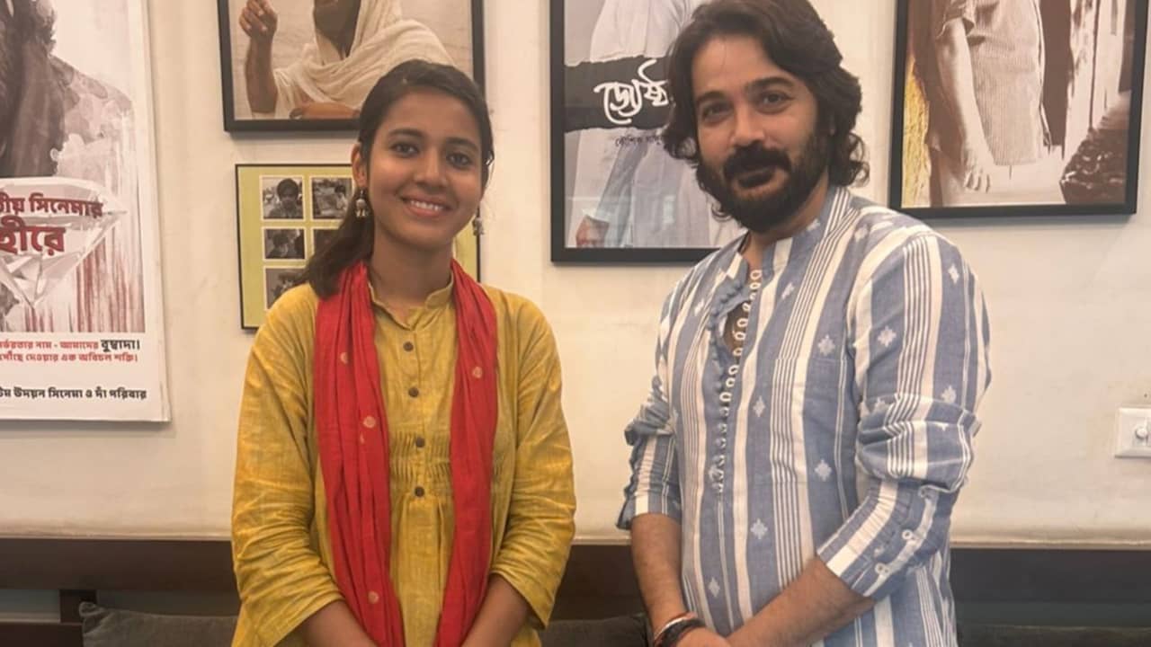 প্রচারের মাঝে প্রসেনজিতের বাড়িতে বালিগঞ্জের বামপ্রার্থী আফরিন শিল্পী