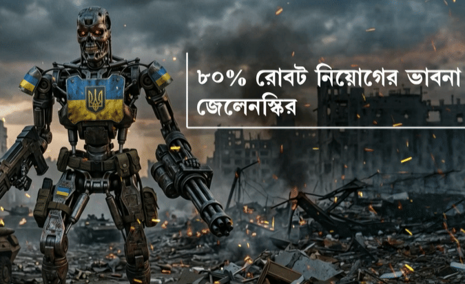 ইউক্রেনের রোবট আর্মি যাদের নাম কেরকিড, একটা রোবট ১০০ সেনার কাজ করেছে