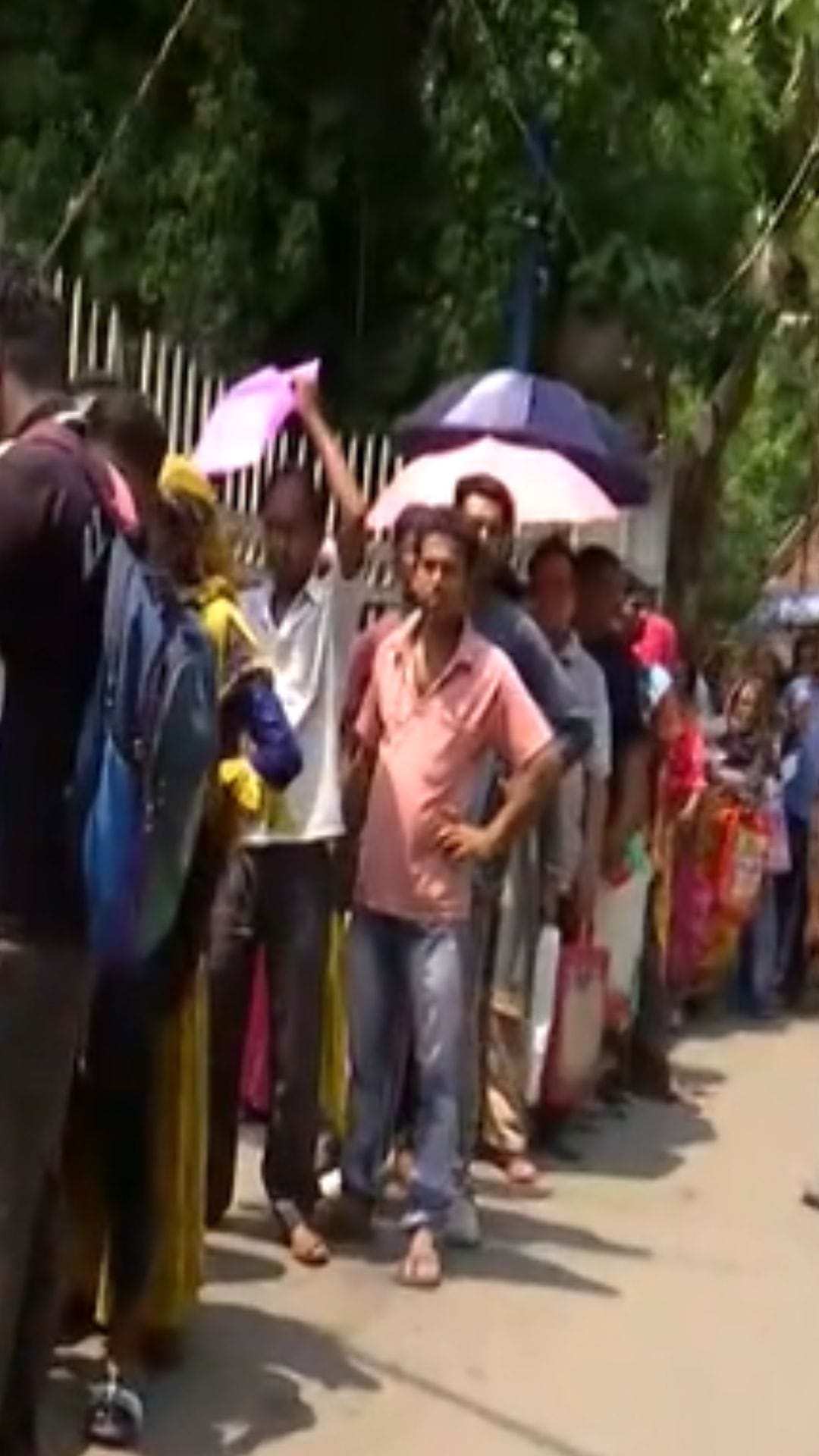 ক্যানিং থেকে কাটোয়া, নথি হাতে ভোর থেকে লাইনে বহু মানুষ