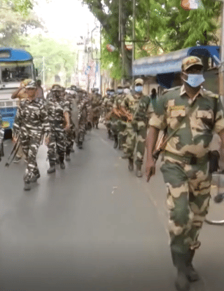 প্রথম দফার ভোটে কোথায়,কত বাহিনী  মোতায়েন করল কমিশন