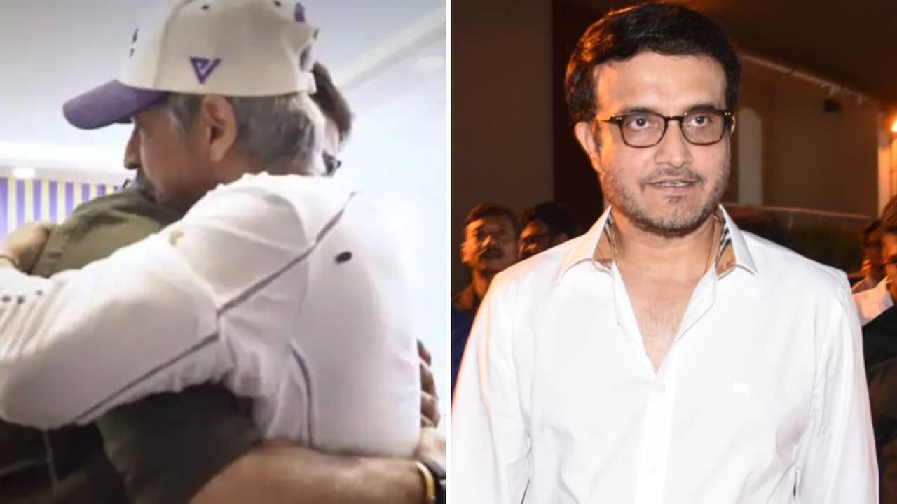 সৌরভকে দেখেই জড়িয়ে ধরলেন শাহরুখ! কী কথা হল কিং-মহারাজের?