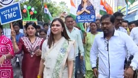 এত গরমে কেন শুধু শাড়ি পরেই ভোট প্রচারে ঘুরে বেড়াচ্ছেন শ্রেয়া?