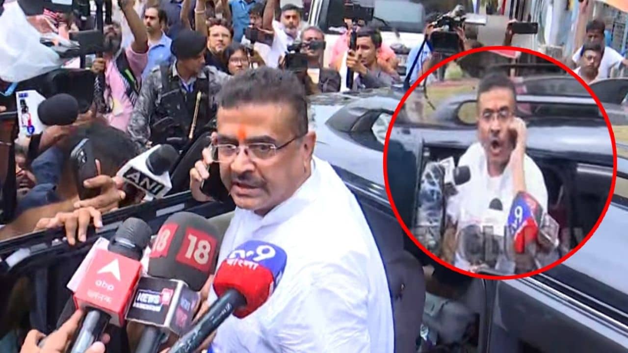 Bhabanipur Mamata vs Suvendu Clash:ভবানীপুরে ঘেরাও শুভেন্দু! পকেট থেকে ফোন বার করতেই মুহূর্তে ঘুরল খেলা