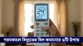 বিদ্যুৎ বিল কমানোর ৬ টিপস - এসি ও ফ্রিজ চালান স্মার্টলি!