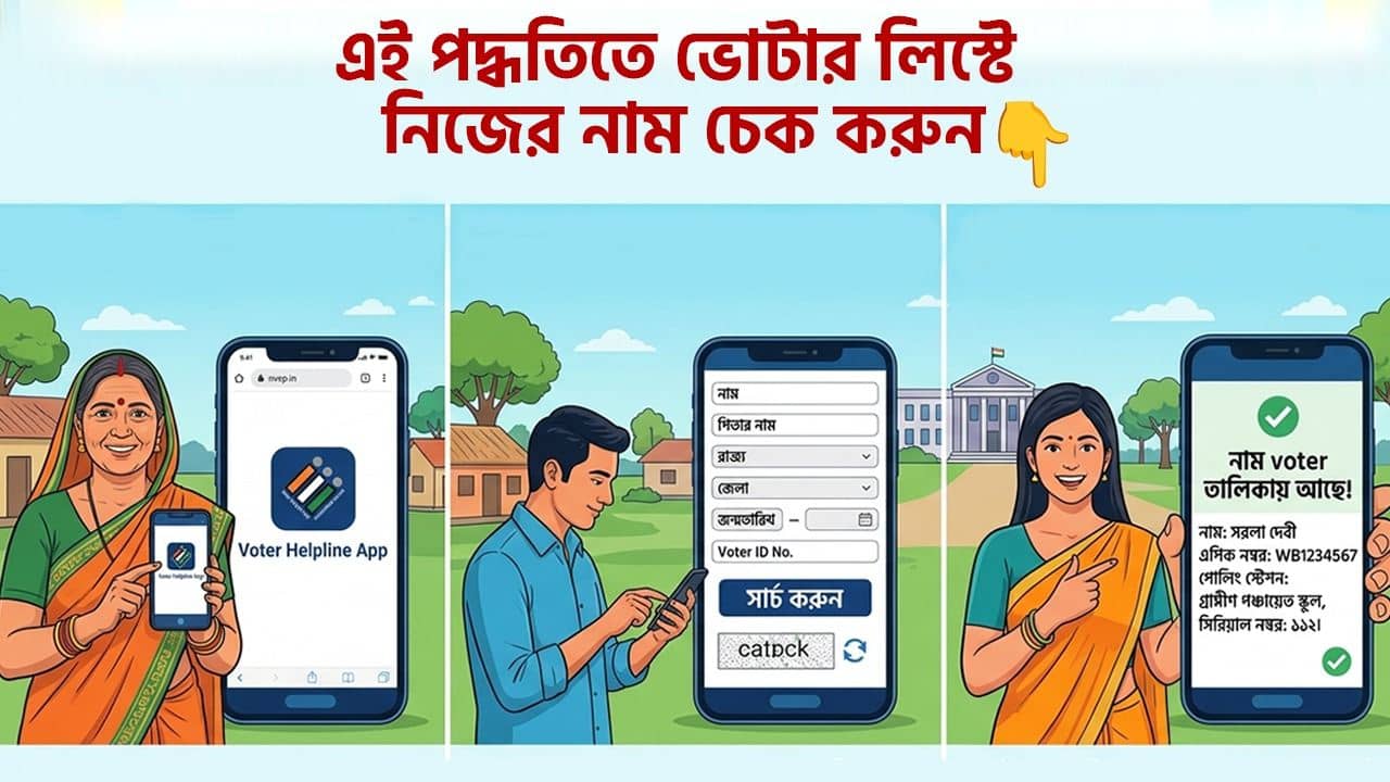 How to Check Your Name in Voter List: ভোটার তালিকায় নাম আছে তো? বুথে যাওয়ার আগে কীভাবে নিজের নাম খুঁজে পাবেন দেখুন