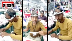 মাথায় ক্যামেরা বেঁধে টানা ১০ ঘণ্টা কাজ করছেন এই শ্রমিকরা! জানেন কেন?