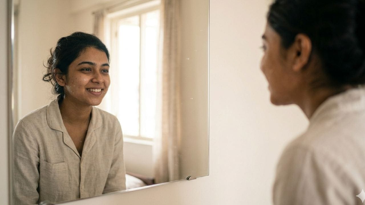 শাস্ত্রীয় বিধান অনুযায়ী, স্নান বা অন্তত হাত-মুখ ধুয়ে নেওয়ার পরেই আয়না দেখা নিরাপদ।জল শরীরের তমো গুণ বা আলস্যকে দূর করে শরীরকে পবিত্র ও সতেজ করে দেয়। শুদ্ধ হওয়ার পর আয়নায় নিজেকে দেখলে তা মনে প্রফুল্লতা আনে এবং আত্মবিশ্বাস বৃদ্ধিতে সাহায্য করে। Gemini AI