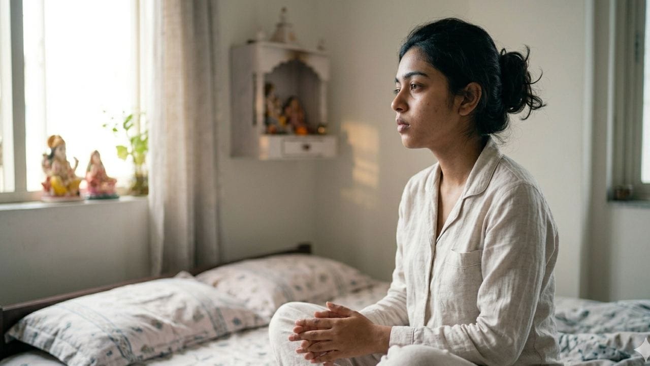 শাস্ত্র অনুযায়ী, সকালে চোখ খুলেই প্রথমে নিজের দুই হাতের তালু দেখা উচিত। মনে করা হয়, করতল বা হাতের তালুতে লক্ষ্মী, সরস্বতী এবং গোবিন্দের অবস্থান রয়েছে। হাতের তালু দেখে মুখে হাত বোলালে শরীরের সুপ্ত ইতিবাচক শক্তি জাগ্রত হয় এবং দিনটি শুভ হয়।  Gemini AI