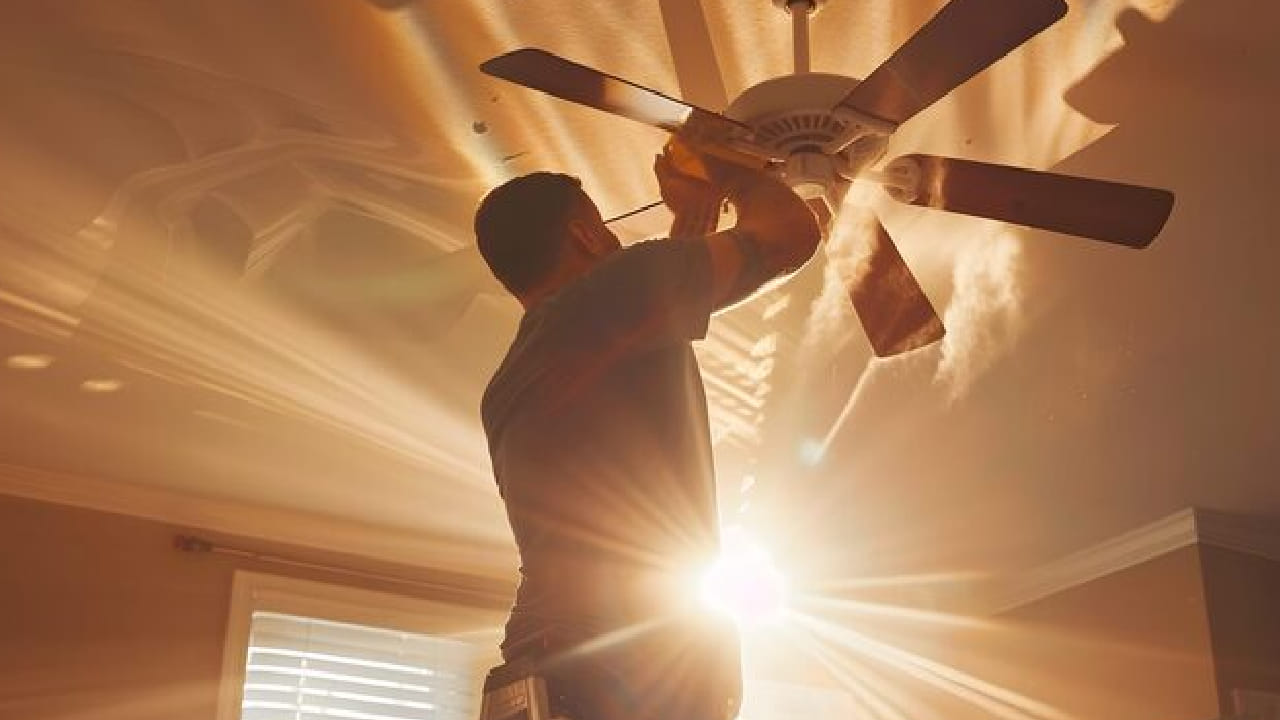 বাতাসের আর্দ্রতা আর ধূলিকণা মিলে ফ্যানের ব্লেডে একটি কালো আঠালো স্তর তৈরি করে। এই ময়লার কারণে ফ্যানের গতি কমে যায় এবং বাতাসও গরম হতে থাকে। তাই নিয়মিত পরিষ্কার করা অত্যন্ত জরুরি। Free Pik