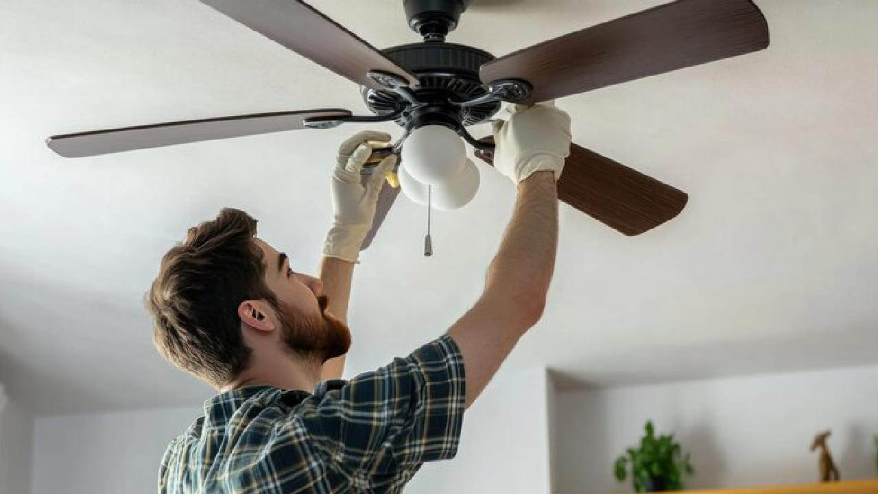 বালিশের কভারটি ফ্যানের একটি ব্লেডের ভেতরে ঢুকিয়ে দিন, যেন ব্লেডটি কভারের ভেতরে থাকে। এবার দুই হাত দিয়ে ব্লেড চেপে ধরে নিজের দিকে টেনে আনুন। সব ময়লা কভারের ভেতরেই আটকে যাবে। Free Pik