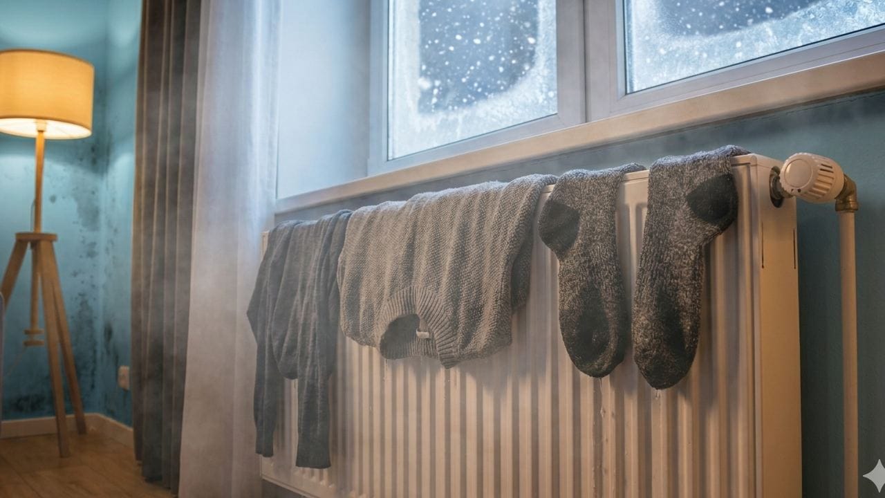 শীতের সকালে বাইরের কনকনে ঠান্ডার হাত থেকে বাঁচতে অনেকেই ঘরের রেডিয়েটর বা দরজায় ভেজা কাপড় ঝুলিয়ে দেন। আপাতদৃষ্টিতে এটি সুবিধাজনক মনে হলেও, এই ভেজা কাপড়গুলো আসলে ঘরের ভেতরে ‘সাইলেন্ট হিউমিডিফায়ার’ হিসেবে কাজ করে। বদ্ধ ঘরে অতিরিক্ত জলীয় বাষ্প বাতাসের মানকে দ্রুত খারাপ করে দেয়। Gemini AI