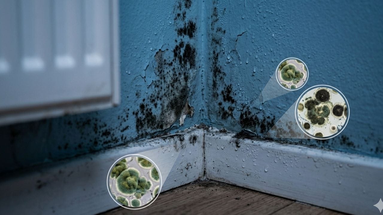 আজকাল আধুনিক ঘরগুলো এমনভাবে তৈরি হয় যাতে তাপ ভেতরে আটকে থাকে, ফলে শক্তি সাশ্রয় হয়। কিন্তু এই ইনসুলেশনের কারণেই কাপড় থেকে বের হওয়া জলীয় বাষ্প বাইরে বেরোতে পারে না। এই জমে থাকা আর্দ্রতা ঘরের কোণায় এবং ঠান্ডা দেওয়ালে থিতু হয়ে স্থায়ী স্যাঁতসেঁতে ভাব তৈরি করে। Gemini AI