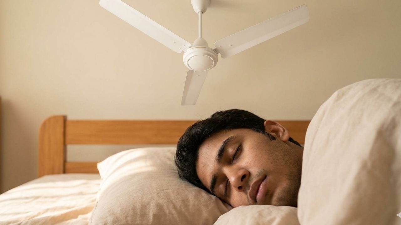 মার্চ মাসের তপ্ত দুপুরে বা গুমোট গরমে রাতে ফ্যানের একদম তলায় শোওয়া অনেকেরই পছন্দের। তবে আরামদায়ক মনে হলেও এই অভ্যাসটি শরীরের জন্য মোটেও নিরাপদ নয়। বিশেষ করে যাঁদের শ্বাসকষ্ট বা সাইনাসের সমস্যা আছে, তাঁদের জন্য এটি বিপজ্জনক হতে পারে। Gemini Ai