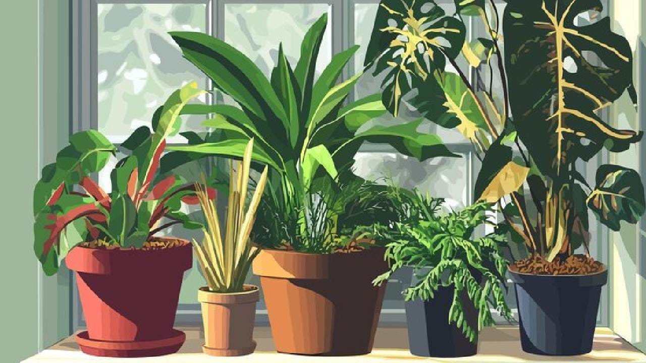 অ্যালোভেরা বা স্নেক প্ল্যান্টের মতো গাছ ঘরের বাতাসকে প্রাকৃতিকভাবেই পরিশুদ্ধ ও শীতল রাখে। এই গাছগুলো পরিবেশের অতিরিক্ত তাপ শুষে নিয়ে ঘরের আর্দ্রতা বজায় রাখতে সাহায্য করে। Photo- Freepik