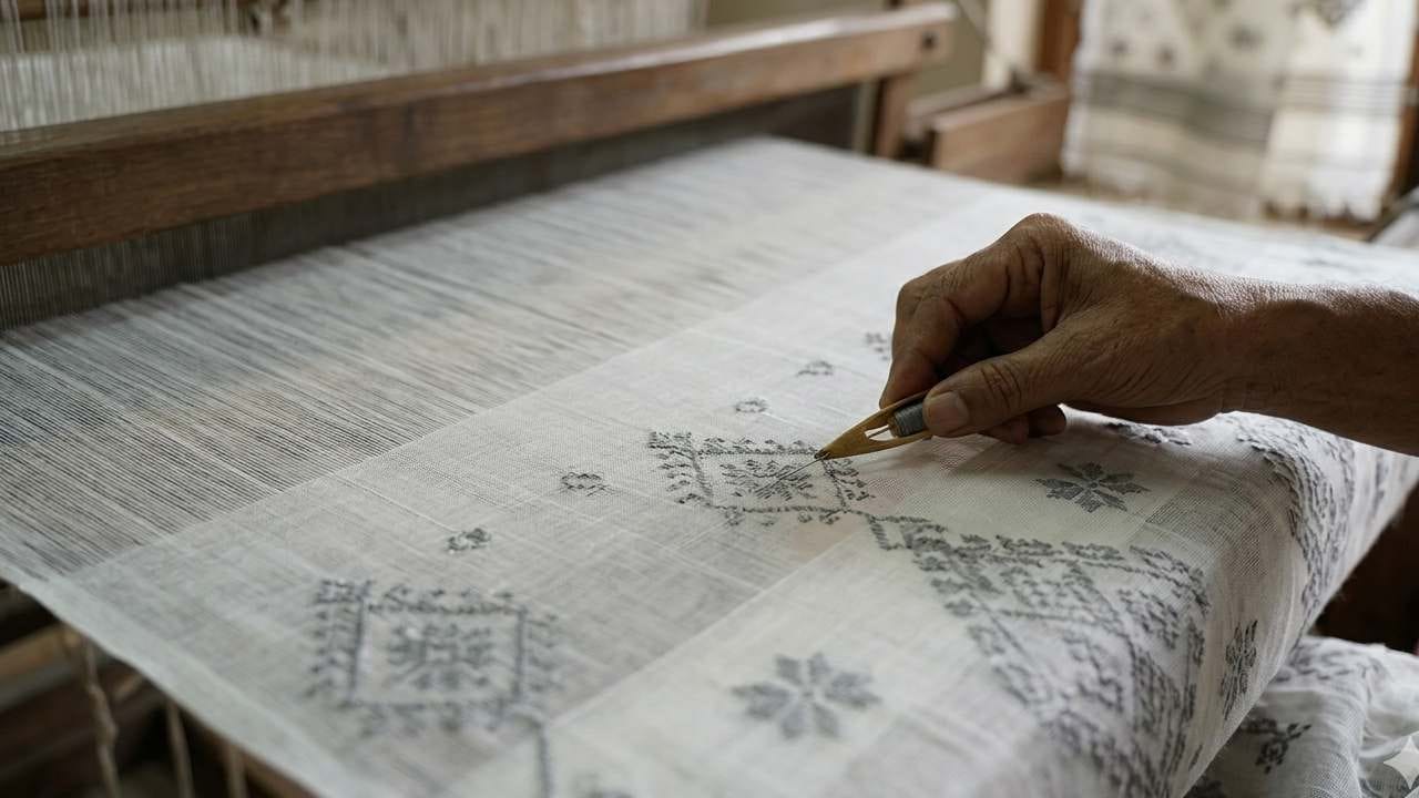 ভারী শাড়ির বদলে আরামদায়ক পোশাক চাইলে জামদানির চেয়ে ভালো বিকল্প আর কিছু হতে পারে না। একেবারে মেঘের মতো হালকা এই বয়নশৈলীটি আভিজাত্যের দিক থেকে অন্য যে কোনও শাড়িকে টেক্কা দেবে। হাতে বোনা সূক্ষ্ম কাজ আর মসলিনের মতো ফিনিশ একে করে তুলেছে আক্ষরিক অর্থেই 'ব্রিদেবল লাক্সারি'। Gemini AI