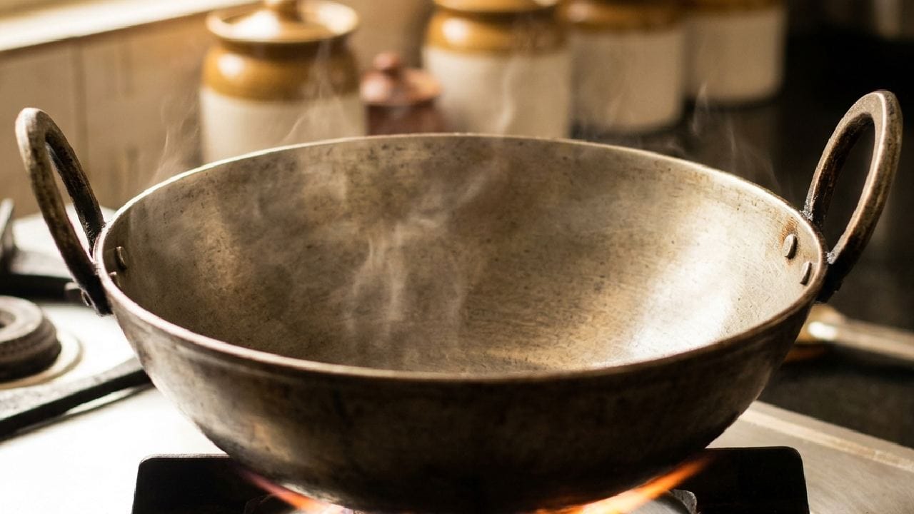 রান্নার শুরুতে কড়াই ঠিকমতো গরম না করলে আলু দেওয়ার সঙ্গে সঙ্গেই তা তলায় আটকে যায়। তাই তেল দেওয়ার আগেই কড়াই ভালভাবে গরম করে নেওয়া অত্যন্ত জরুরি। এতে আলুর গায়ে সরাসরি তাপ লাগে এবং তা মসৃণভাবে ভাজা হয়। Gemini AI