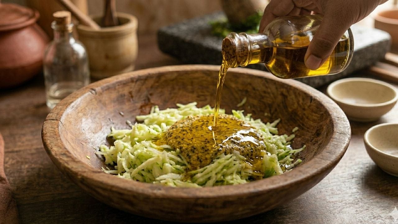 আপনার হাতের তৈরি এই কাসুন্দি যাতে অনেকদিন ভালো থাকে, তার জন্য মিশ্রণে সামান্য ভিনিগার মিশিয়ে দিন। ভিনিগার প্রাকৃতিক প্রিজারভেটিভ হিসেবে কাজ করবে। ফলে চট করে কাসুন্দি নষ্ট হওয়ার ভয় থাকবে না। Gemini AI