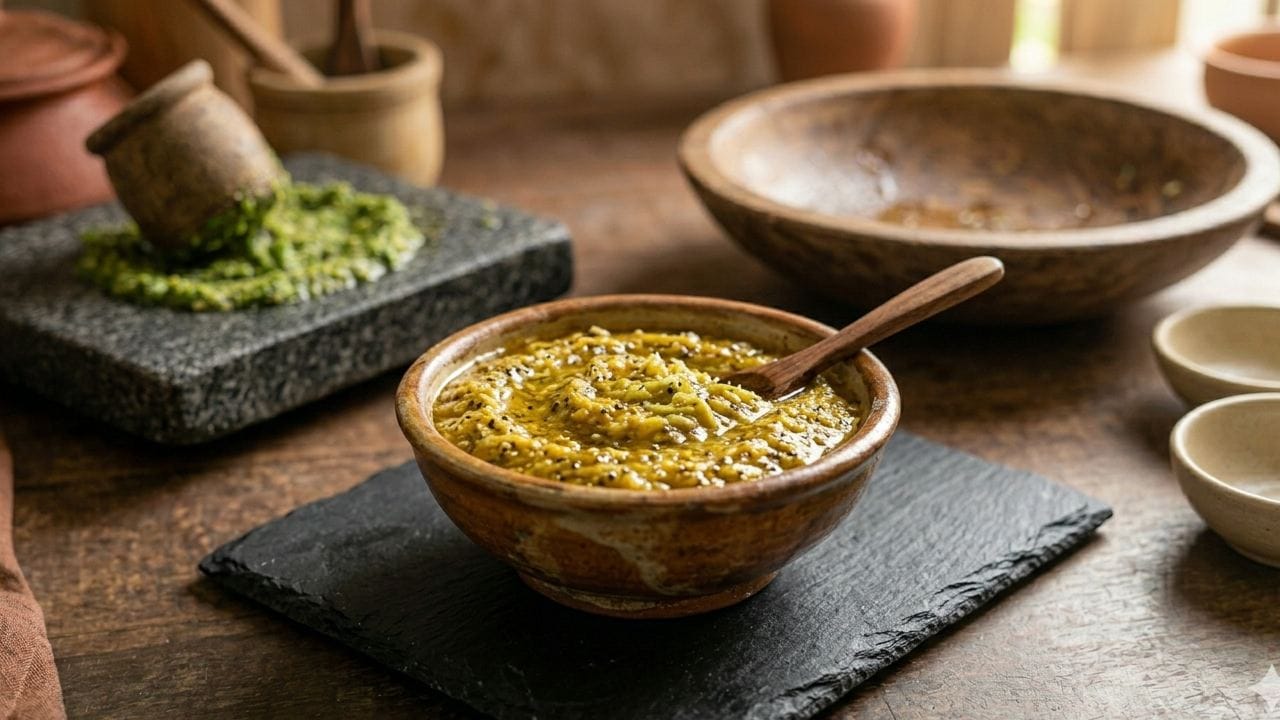 সবশেষে মিশ্রণের ওপর থেকে বেশ খানিকটা কাঁচা সরষের তেল ছড়িয়ে দিন। সরষের তেলের ঝাঁঝ আর আমের টক মিলে তৈরি হবে এক অপূর্ব স্বাদ। আরও একবার সবটা মিশিয়ে নিলেই কাসুন্দি একদম তৈরি। Gemini AI