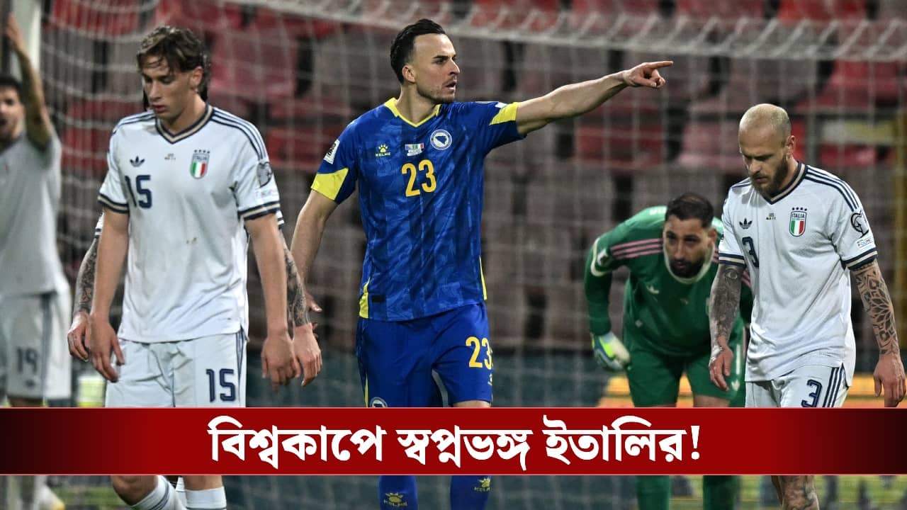 Italy : বিশ্বকাপ কোয়ালিফায়ারে অঘটন, ইতিহাস গড়ল বসনিয়া-হার্জেগোভিনা!