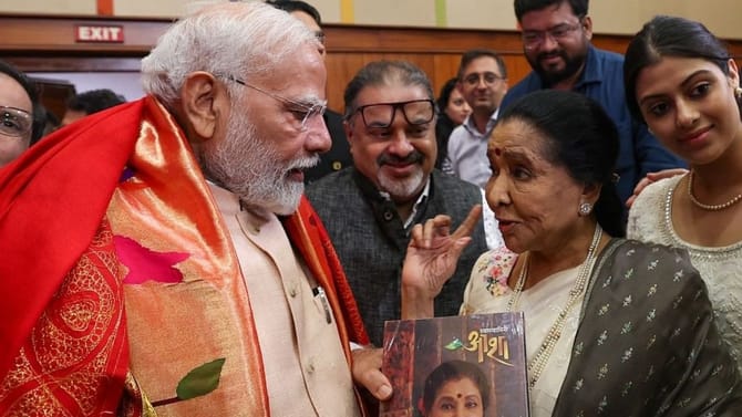 'চিরকাল প্রতিধ্বনি হবে ওঁর কণ্ঠ' আশা ভোঁসলের স্মৃতিচারণ মোদী-মমতার