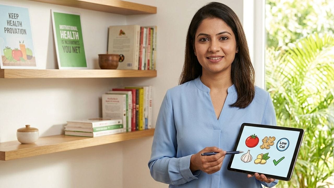 ডায়েটিশিয়ান খুশমা শাহ এই রেসিপিকে স্বাস্থ্যকর বলে জানিয়েছেন। এটি ক্যালোরিতে কম এবং অ্যান্টিঅক্সিডেন্টে ভরপুর একটি পদ। তবে ঋতুভেদে এতে সামান্য কিছু পরিবর্তনের পরামর্শ দিয়েছেন তিনি। Gemini AI