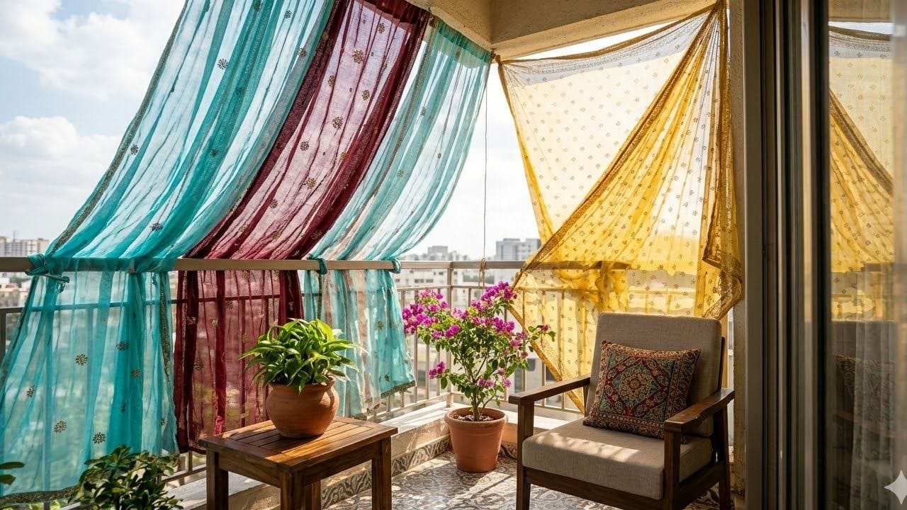 ঘরে নিজের জন্য একটি আরামদায়ক পড়ার জায়গা বা ক্যানোপি তৈরি করতে ওড়না ব্যবহার করুন। সিলিং থেকে ওড়নাগুলো ঝুলিয়ে একটি ছোট তাঁবুর মতো বানাতে পারেন। এতে ঘরে যেমন আভিজাত্য আসবে, তেমনই নিজের ব্যাক্তিগত সময় কাটাতে পারবেন এই জায়গায় বসে। Gemini AI