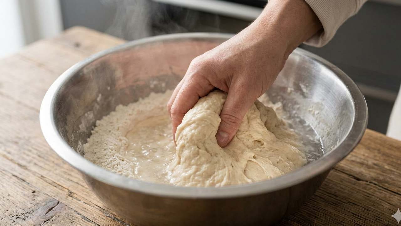 সাধারণ তাপমাত্রার জল দিয়ে আটা মাখলে অনেক সময় রুটি দ্রুত শক্ত হয়ে যাওয়ার ভয় থাকে। আটা মাখার সময় যদি ইষদুষ্ণ বা প্রায় ফুটন্ত জল ব্যবহার করেন, তবে রুটি অনেক বেশি নরম হবে। গরম জল আটাকে অনেক বেশি নমনীয় করে তোলে, যার ফলে রুটি দীর্ঘক্ষণ সতেজ থাকে। Gemini AI