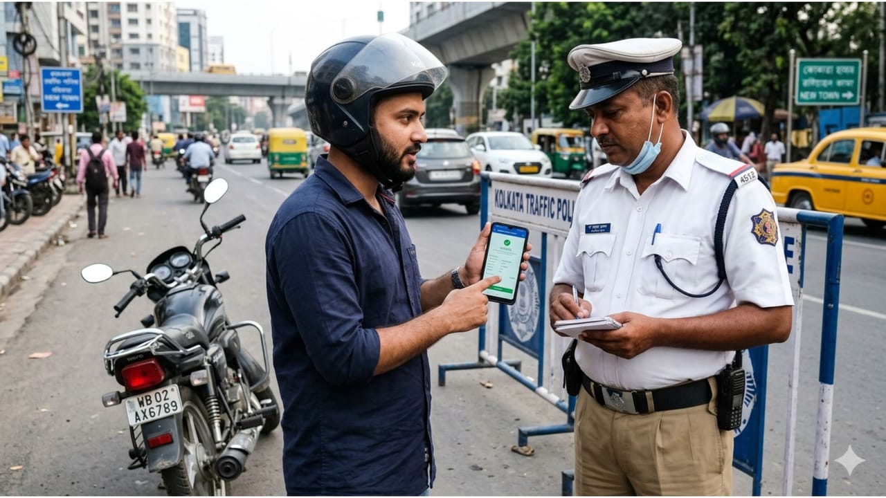 এখন ড্রাইভিং লাইসেন্স বা RC পেপারের হার্ডকপি ছাড়াই রাস্তায় বেরোতে পারবেন সাদাহরণ মানুষ। ডিজিটাল ইন্ডিয়ার একটি বড় পদক্ষেপ এটি। এটি আপনার নথি হারানোর ভয় থেকে আপনাকে মুক্তি দেবে। 