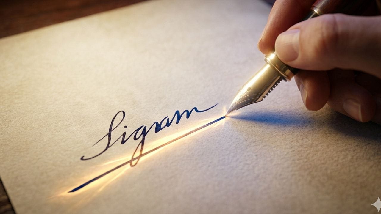 যদি সইয়ের নিচে একটি সোজা লম্বা রেখা টানার অভ্যাস থাকে আপনার। তবে বুঝে নিতে হবে আপনি অত্যন্ত আত্মবিশ্বাসী এবং এনার্জেটিক মানুষ। জীবনের প্রতিটি কাজ আপনি বেশ গুছিয়ে এবং দৃঢ়তার সঙ্গে করতে ভালোবাসেন। Gemini AI