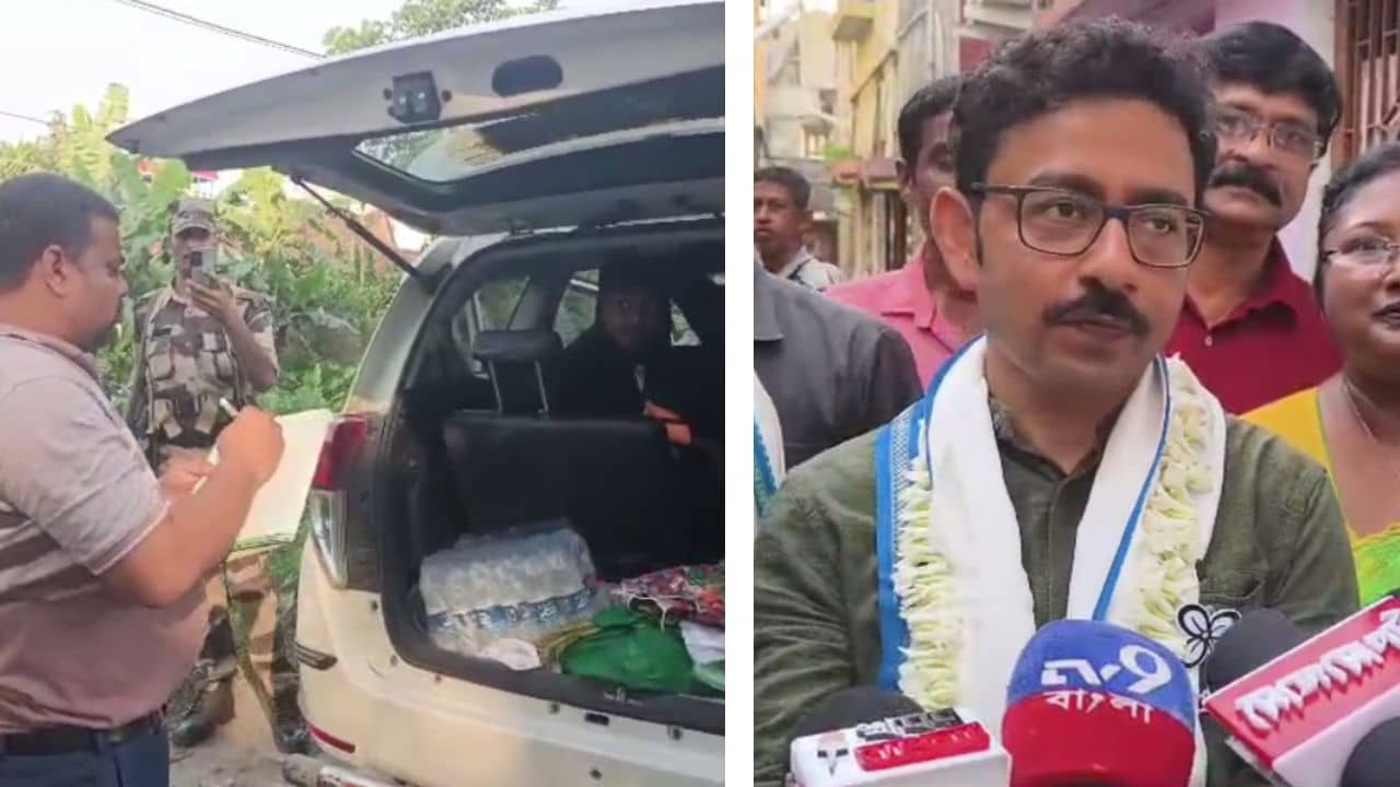 Serampore assembly: একবার নয় দুবার, তৃণমূল প্রার্থী তন্ময়ের গাড়ি থামিয়ে চলল তল্লাশি